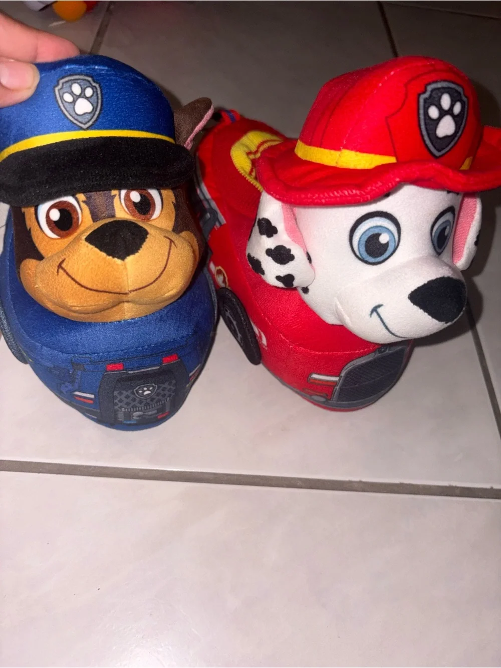 Paw Patrol Plush Duo - Blue Chase & Red Marshall